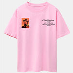 Palm Tree Slogan Print Drop Shoulder Oversize T-Shirt
