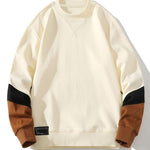 Color Block Crewneck Sweatshirt