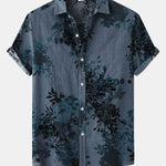 Ink Floral Print Shirt
