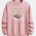Yellowstone Print Relax Fit Sweatshirt