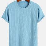 Basic Slim Fit Ribbed T-Shirt