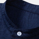 Stand Collar Textured Shirt
