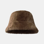 Winter Plush Warm Faux Fur Bucket Hat