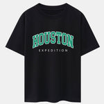 Houston Print Drop Shoulder Oversize T-Shirt