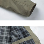 Button Up Funnel Neck Jacket