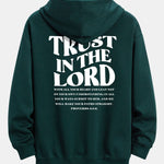 Trust In The Lord Print Relax Fit Hoodie