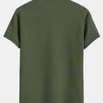 Muscle Fit Ribbed T-Shirt With Pocket