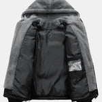2 In 1 Teddy Hooded Puffer Jacket