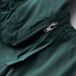 Contrast Detachable Hooded Jacket