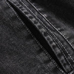 Teddy Lined Washed Denim Jacket