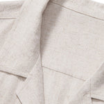 Linen Rayon Blend Cuban Shirt
