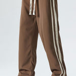 Vintage Side Stripe Loose Fit Straight Leg Pants