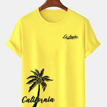 California Palm Tree Print T-Shirt