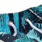 Tropical Print Button Up Shirt & Tropical Print Swim Shorts