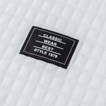 3 Pieces Long Sleeve Waffle Hooded Arc Hem T-Shirts