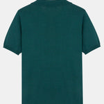 Striped Short Sleeve Button Up Sweater Polo