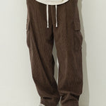 Loose Fit Corduroy Cargo Pants