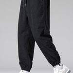 Corduroy Drawstring Jogging Pants