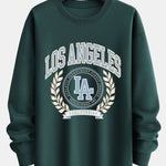 Los Angeles Varsity Print Relax Fit Sweatshirt