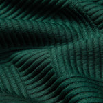 Long Sleeve Stripe Jacquard Arc Hem T-Shirt