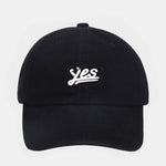 Yes Embroidery Patch Baseball Cap