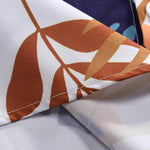 Colorful Leaf Print Button Up Shirt & Swim Shorts
