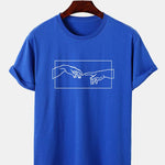 Lines Of Hands Print T-Shirt