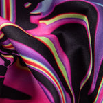 Colorful Fluid Smiley Print Button Up Shirt