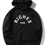 Rich Paris Print Hoodie