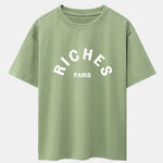 Riches Paris Print Oversize T-Shirt