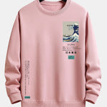 Tokyo Ukiyo-e Print Relax Fit Sweatshirt