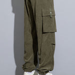 Corduroy Cargo Jogging Pants