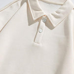Relax Fit Basic Polo Sweatshirt