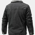 Teddy Lined Washed Denim Jacket