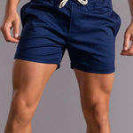 Cotton 3" Drawstring Shorts