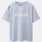 Ghost Print Heavy Weight Drop Shoulder Oversize T-Shirt