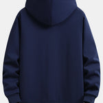 Plush Lined Relax Fit Zip Hoodie
