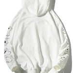 Relax Fit Ghost Print Hoodie