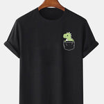 Pocket Dinosaur Print T-Shirt