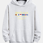 Monaco Slogan Print Relax Fit Hoodie