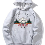 Colorado Mountain Print Hoodie
