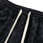 Checkerboard Straight Leg Pants