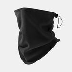 Polar Fleece Warm Hat And Adjustable Scarf Set Suitable For Outdoor Sports