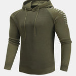 Slim Fit Raglan Sleeve Hooded Sweater