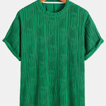 Wave Jacquard Relax Fit T-Shirt