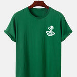 Alien Print T-Shirt