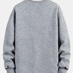 Long sleeve Geometric Stripe Jacquard T-Shirt