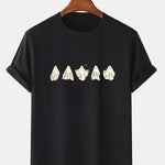 Cute Ghost Print T-Shirt