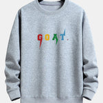 Goat Print Relax Fit Sweatshirt