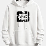 Number 23 Print Relax Fit Hoodie
